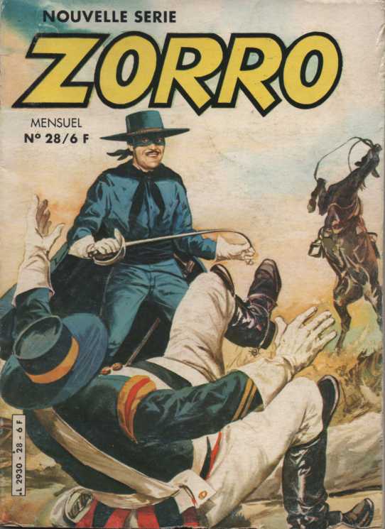 Scan de la Couverture Zorro DPE Greantori n 28